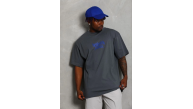 Erkek Baskılı T-Shirt Kısa Kol Bisiklet Yaka Regular Fit Tişört - Füme