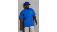 Erkek Baskılı T-Shirt Kısa Kol Bisiklet Yaka Regular Fit Tişört - Saks Mavisi Erkek Baskılı T-Shirt Kısa Kol Bisiklet Yaka Regular Fit Tişört - Saks Mavisi
