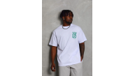 Erkek Baskılı T-Shirt Kısa Kol Bisiklet Yaka Regular Fit Tişört - Beyaz