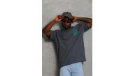 Erkek Baskılı T-Shirt Kısa Kol Bisiklet Yaka Regular Fit Rahat Tişört - Füme Erkek Baskılı T-Shirt Kısa Kol Bisiklet Yaka Regular Fit Rahat Tişört - Füme