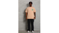 Erkek Baskılı T-Shirt Kısa Kol Bisiklet Yaka Regular Fit Tişört - Bej Erkek Baskılı T-Shirt Kısa Kol Bisiklet Yaka Regular Fit Tişört - Bej