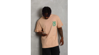 Erkek Baskılı T-Shirt Kısa Kol Bisiklet Yaka Regular Fit Tişört - Bej Erkek Baskılı T-Shirt Kısa Kol Bisiklet Yaka Regular Fit Tişört - Bej