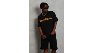 Erkek Baskılı T-Shirt Kısa Kol Bisiklet Yaka Regular Fit Tişört - Siyah Erkek Baskılı T-Shirt Kısa Kol Bisiklet Yaka Regular Fit Tişört - Siyah