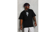 Erkek Baskılı T-Shirt Kısa Kol Bisiklet Yaka Regular Fit Tişört - Siyah Erkek Baskılı T-Shirt Kısa Kol Bisiklet Yaka Regular Fit Tişört - Siyah