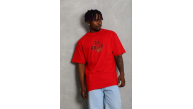 Erkek Baskılı T-Shirt Kısa Kol Bisiklet Yaka Regular Fit Tişört - Kırmızı Erkek Baskılı T-Shirt Kısa Kol Bisiklet Yaka Regular Fit Tişört - Kırmızı
