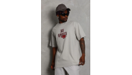 Erkek Baskılı T-Shirt Kısa Kol Bisiklet Yaka Regular Fit Tişört - Gri Erkek Baskılı T-Shirt Kısa Kol Bisiklet Yaka Regular Fit Tişört - Gri