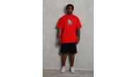 Erkek Baskılı T-Shirt Kısa Kol Bisiklet Yaka Regular Fit Tişört - Kırmızı Erkek Baskılı T-Shirt Kısa Kol Bisiklet Yaka Regular Fit Tişört - Kırmızı