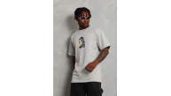 Erkek Baskılı T-Shirt Kısa Kol Bisiklet Yaka Regular Fit Tişört - Gri Erkek Baskılı T-Shirt Kısa Kol Bisiklet Yaka Regular Fit Tişört - Gri