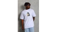 Erkek Baskılı T-Shirt Kısa Kol Bisiklet Yaka Regular Fit Tişört - Beyaz Erkek Baskılı T-Shirt Kısa Kol Bisiklet Yaka Regular Fit Tişört - Beyaz