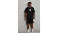 Erkek Baskılı T-Shirt Kısa Kol Bisiklet Yaka Regular Fit Tişört - Siyah Erkek Baskılı T-Shirt Kısa Kol Bisiklet Yaka Regular Fit Tişört - Siyah