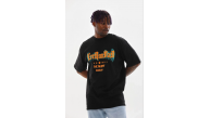 Erkek Baskılı T-Shirt Kısa Kol Bisiklet Yaka Regular Fit Tişört - Siyah Erkek Baskılı T-Shirt Kısa Kol Bisiklet Yaka Regular Fit Tişört - Siyah