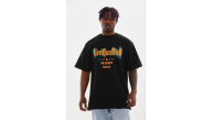 Erkek Baskılı T-Shirt Kısa Kol Bisiklet Yaka Regular Fit Tişört - Siyah Erkek Baskılı T-Shirt Kısa Kol Bisiklet Yaka Regular Fit Tişört - Siyah