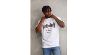 Erkek Baskılı T-Shirt Kısa Kol Bisiklet Yaka Regular Fit Tişört - Beyaz Erkek Baskılı T-Shirt Kısa Kol Bisiklet Yaka Regular Fit Tişört - Beyaz