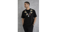 Erkek Baskılı T-Shirt Kısa Kol Bisiklet Yaka Regular Fit Rahat Tişört - Siyah Erkek Baskılı T-Shirt Kısa Kol Bisiklet Yaka Regular Fit Rahat Tişört - Siyah