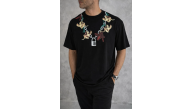 Erkek Baskılı T-Shirt Kısa Kol Bisiklet Yaka Regular Fit Rahat Tişört - Siyah Erkek Baskılı T-Shirt Kısa Kol Bisiklet Yaka Regular Fit Rahat Tişört - Siyah