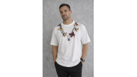 Erkek Baskılı T-Shirt Kısa Kol Bisiklet Yaka Regular Fit Tişört - Beyaz Erkek Baskılı T-Shirt Kısa Kol Bisiklet Yaka Regular Fit Tişört - Beyaz