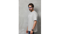 Erkek Baskılı T-Shirt Kısa Kol Bisiklet Yaka Regular Fit Tişört - Gri Erkek Baskılı T-Shirt Kısa Kol Bisiklet Yaka Regular Fit Tişört - Gri