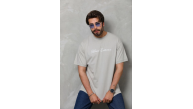 Erkek Baskılı T-Shirt Kısa Kol Bisiklet Yaka Regular Fit Tişört - Gri Erkek Baskılı T-Shirt Kısa Kol Bisiklet Yaka Regular Fit Tişört - Gri