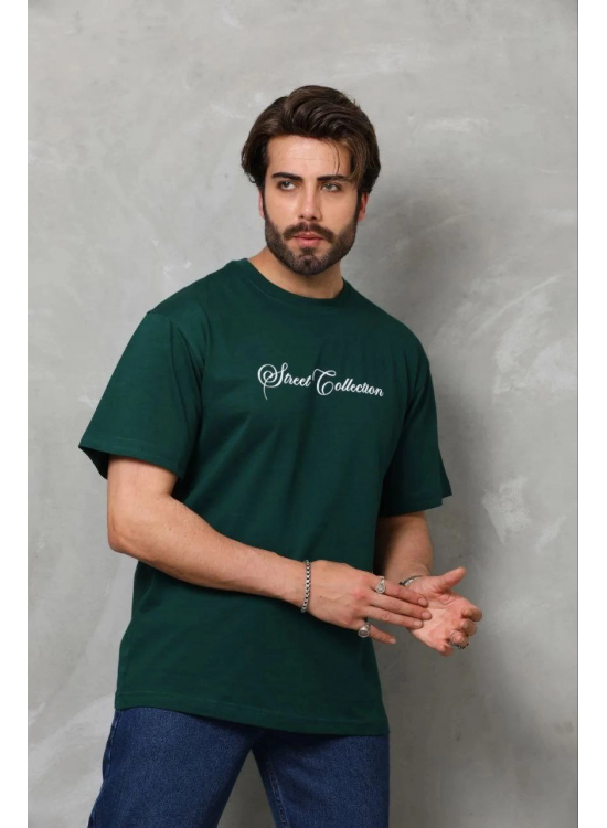 Erkek Baskılı T-Shirt Kısa Kol Bisiklet Yaka Regular Fit Tişört - Çağla Yeşili Erkek Baskılı T-Shirt Kısa Kol Bisiklet Yaka Regular Fit Tişört - Çağla Yeşili