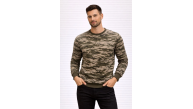 Erkek Kamuflaj Desenli 2 İplik 4 Mevsim Uzun Kollu Bisiklet Yaka Sweatshirt - Kamuflaj Erkek Kamuflaj Desenli 2 İplik 4 Mevsim Uzun Kollu Bisiklet Yaka Sweatshirt - Kamuflaj