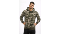 Erkek Kamuflaj Desenli 2 İplik 4 Mevsim Kapüşonlu Kanguru Cepli Hoodie Sweatshirt - Kamuflaj Erkek Kamuflaj Desenli 2 İplik 4 Mevsim Kapüşonlu Kanguru Cepli Hoodie Sweatshirt - Kamuflaj