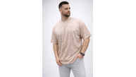 Erkek Premium Tişört OSY Yumuşak Dokulu Yıkamalı Oversize T-Shirt - Bej Erkek Premium Tişört OSY Yumuşak Dokulu Yıkamalı Oversize T-Shirt - Bej