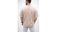 Erkek Premium Tişört OSY Yumuşak Dokulu Yıkamalı Oversize T-Shirt - Bej Erkek Premium Tişört OSY Yumuşak Dokulu Yıkamalı Oversize T-Shirt - Bej