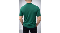 Erkek Yazlık Triko Dokuma Tişört Kısa Kol Bisiklet Yaka Örgü Desenli T-Shirt - Haki Erkek Yazlık Triko Dokuma Tişört Kısa Kol Bisiklet Yaka Örgü Desenli T-Shirt - Haki