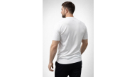 Erkek Yazlık Triko Dokuma Tişört Kısa Kol Bisiklet Yaka Örgü Desenli T-Shirt - Beyaz Erkek Yazlık Triko Dokuma Tişört Kısa Kol Bisiklet Yaka Örgü Desenli T-Shirt - Beyaz