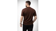 Erkek Yazlık Triko Dokuma Tişört Kısa Kol Bisiklet Yaka Örgü Desenli T-Shirt - Kahverengi Erkek Yazlık Triko Dokuma Tişört Kısa Kol Bisiklet Yaka Örgü Desenli T-Shirt - Kahverengi