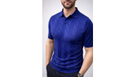 Erkek Yazlık Triko Dokuma Tişört Kısa Kol Polo Yaka T-Shirt - Lacivert Erkek Yazlık Triko Dokuma Tişört Kısa Kol Polo Yaka T-Shirt - Lacivert