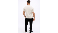 Erkek Yazlık Triko Tişört Kısa Kol Polo Yaka Düğmeli T-Shirt - Krem Erkek Yazlık Triko Tişört Kısa Kol Polo Yaka Düğmeli T-Shirt - Krem