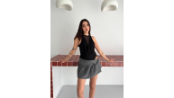 Kadın Dantel Detaylı Derin Dekolte Body Şık Kolsuz Yazlık Bodysuit - Siyah Kadın Dantel Detaylı Derin Dekolte Body Şık Kolsuz Yazlık Bodysuit - Siyah