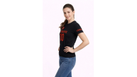 Kadın TÜRKİYE Ay Yıldız Baskılı 10 Numara Forma Tişört Taraftar T-Shirt - Siyah Kadın TÜRKİYE Ay Yıldız Baskılı 10 Numara Forma Tişört Taraftar T-Shirt - Siyah