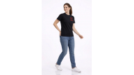 Kadın TÜRKİYE Ay Yıldız Baskılı Taraftar Forma T-Shirt - Siyah Kadın TÜRKİYE Ay Yıldız Baskılı Taraftar Forma T-Shirt - Siyah