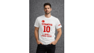 Erkek TÜRKİYE Baskılı Tişört 2026 Dünya Kupası Taraftar Forma T-Shirt - Beyaz Erkek TÜRKİYE Baskılı Tişört 2026 Dünya Kupası Taraftar Forma T-Shirt - Beyaz