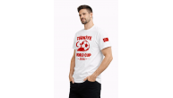 Erkek Türkiye World Cup 2026 Baskılı Tişört Futbol Temalı Forma T-Shirt - Beyaz Erkek Türkiye World Cup 2026 Baskılı Tişört Futbol Temalı Forma T-Shirt - Beyaz