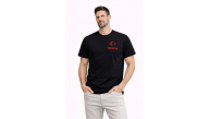Erkek TÜRKİYE Ay Yıldız Baskılı Taraftar Forma T-Shirt - Siyah Erkek TÜRKİYE Ay Yıldız Baskılı Taraftar Forma T-Shirt - Siyah