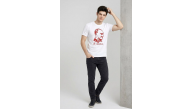 Erkek Atatürk Baskılı Tişört Kısa Kollu Bisiklet Yaka T-Shirt - Beyaz Erkek Atatürk Baskılı Tişört Kısa Kollu Bisiklet Yaka T-Shirt - Beyaz