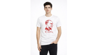 Erkek Atatürk Baskılı Tişört Kısa Kollu Bisiklet Yaka T-Shirt - Beyaz Erkek Atatürk Baskılı Tişört Kısa Kollu Bisiklet Yaka T-Shirt - Beyaz