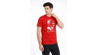 Erkek Atatürk Baskılı Tişört Kısa Kollu Bisiklet Yaka T-Shirt - Kırmızı Erkek Atatürk Baskılı Tişört Kısa Kollu Bisiklet Yaka T-Shirt - Kırmızı