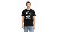 Erkek Atatürk Baskılı Tişört Kısa Kollu Bisiklet Yaka T-Shirt - Siyah Erkek Atatürk Baskılı Tişört Kısa Kollu Bisiklet Yaka T-Shirt - Siyah