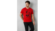 Erkek Atatürk Baskılı Tişört Kısa Kollu Bisiklet Yaka T-Shirt - Kırmızı Erkek Atatürk Baskılı Tişört Kısa Kollu Bisiklet Yaka T-Shirt - Kırmızı