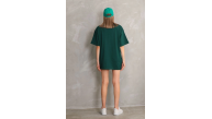 Kadın Regular Fit Tişört Bisiklet Yaka Yazlık Kısa Kol Basıc T-Shirt - Yeşil Kadın Regular Fit Tişört Bisiklet Yaka Yazlık Kısa Kol Basıc T-Shirt - Yeşil