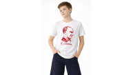 Erkek Çocuk Atatürk Baskılı Tişört Kısa Kollu Bisiklet Yaka T-Shirt - Beyaz Erkek Çocuk Atatürk Baskılı Tişört Kısa Kollu Bisiklet Yaka T-Shirt - Beyaz
