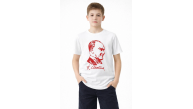 Erkek Çocuk Atatürk Baskılı Tişört Kısa Kollu Bisiklet Yaka T-Shirt - Beyaz Erkek Çocuk Atatürk Baskılı Tişört Kısa Kollu Bisiklet Yaka T-Shirt - Beyaz