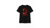 Kız Çocuk Atatürk Baskılı Tişört Kısa Kollu Bisiklet Yaka T-Shirt - Siyah Kız Çocuk Atatürk Baskılı Tişört Kısa Kollu Bisiklet Yaka T-Shirt - Siyah