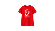 Kız Çocuk Atatürk Baskılı Tişört Kısa Kollu Bisiklet Yaka T-Shirt - Kırmızı Kız Çocuk Atatürk Baskılı Tişört Kısa Kollu Bisiklet Yaka T-Shirt - Kırmızı