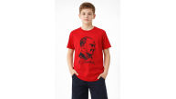 Erkek Çocuk Atatürk Baskılı Tişört Kısa Kollu Bisiklet Yaka T-Shirt - Kırmızı Erkek Çocuk Atatürk Baskılı Tişört Kısa Kollu Bisiklet Yaka T-Shirt - Kırmızı