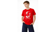 Erkek Çocuk Atatürk Baskılı Tişört Kısa Kollu Bisiklet Yaka T-Shirt - Kırmızı Erkek Çocuk Atatürk Baskılı Tişört Kısa Kollu Bisiklet Yaka T-Shirt - Kırmızı